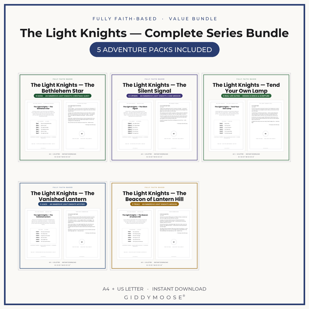 The Light Knights — Complete Series Bundle — image 3