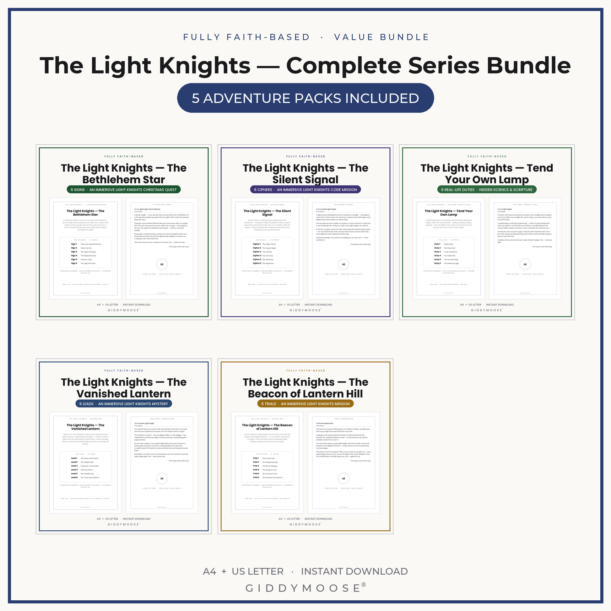 The Light Knights — Complete Series Bundle — image 3