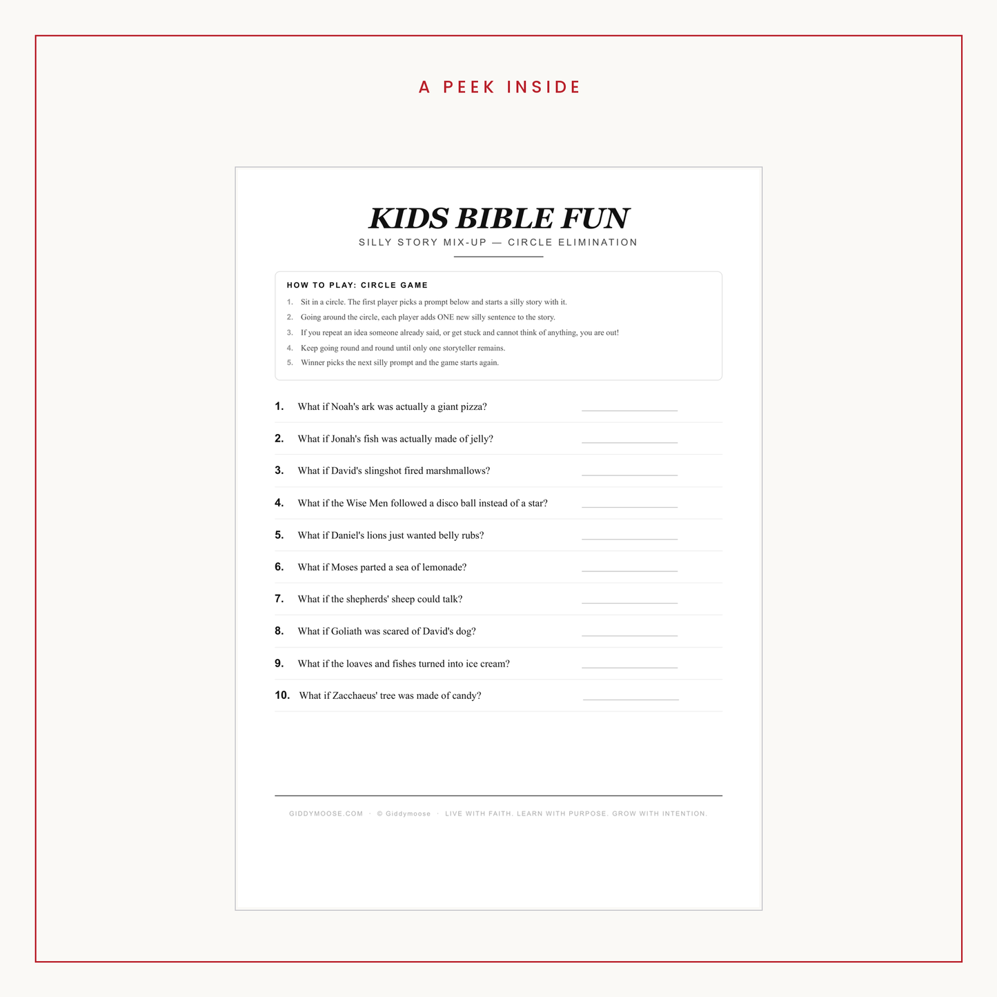 Kids Bible Circle Game Printable — image 3