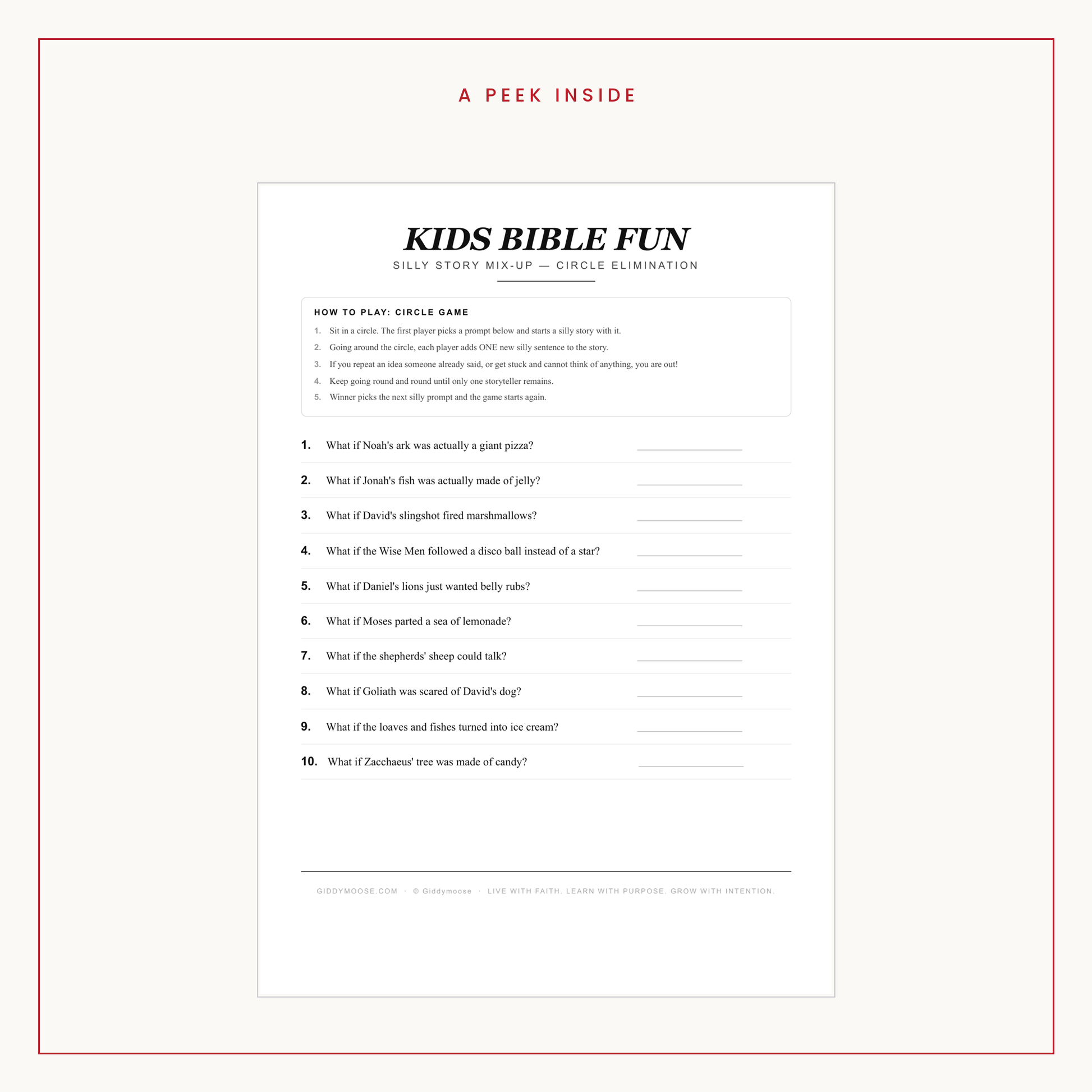Kids Bible Circle Game Printable — image 3