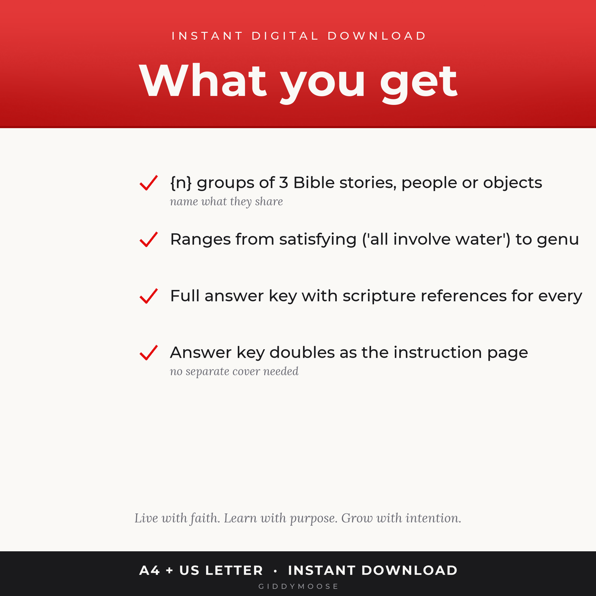 3 of a Kind Bible Game Printable — image 2