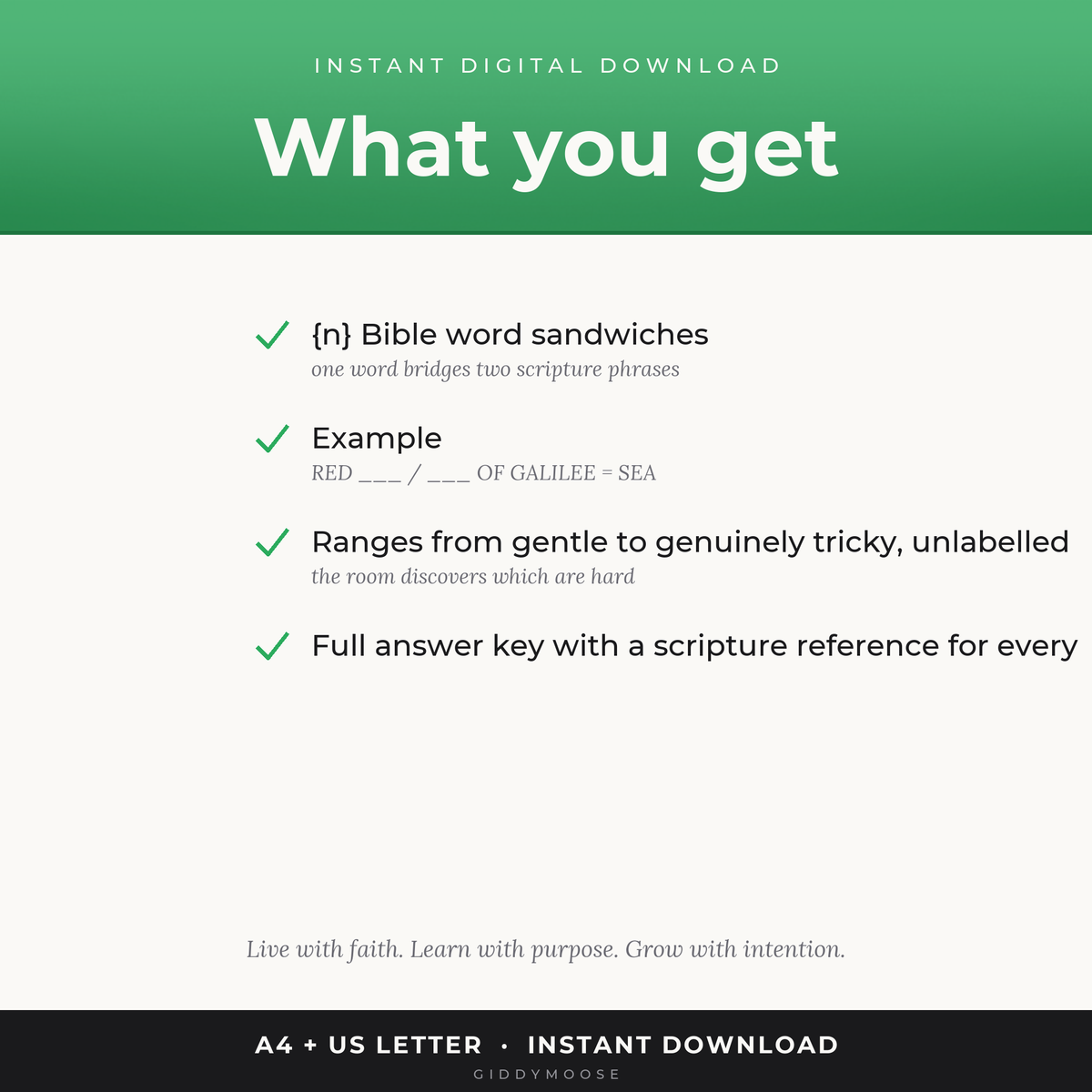 Bible Before and After Word Game Printable — image 2