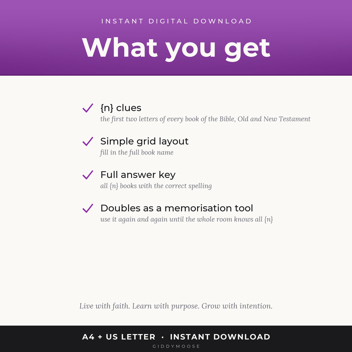 Books of the Bible First 2 Letters Game Printable — image 2