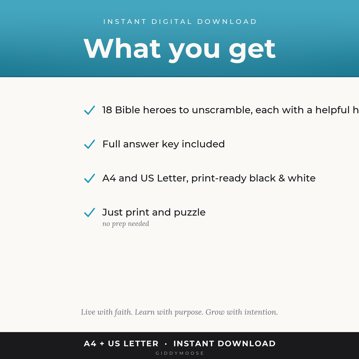 Bible Heroes Word Scramble Printable — image 2