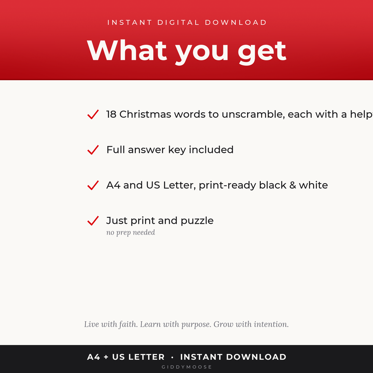 Christmas Word Scramble Printable — image 2