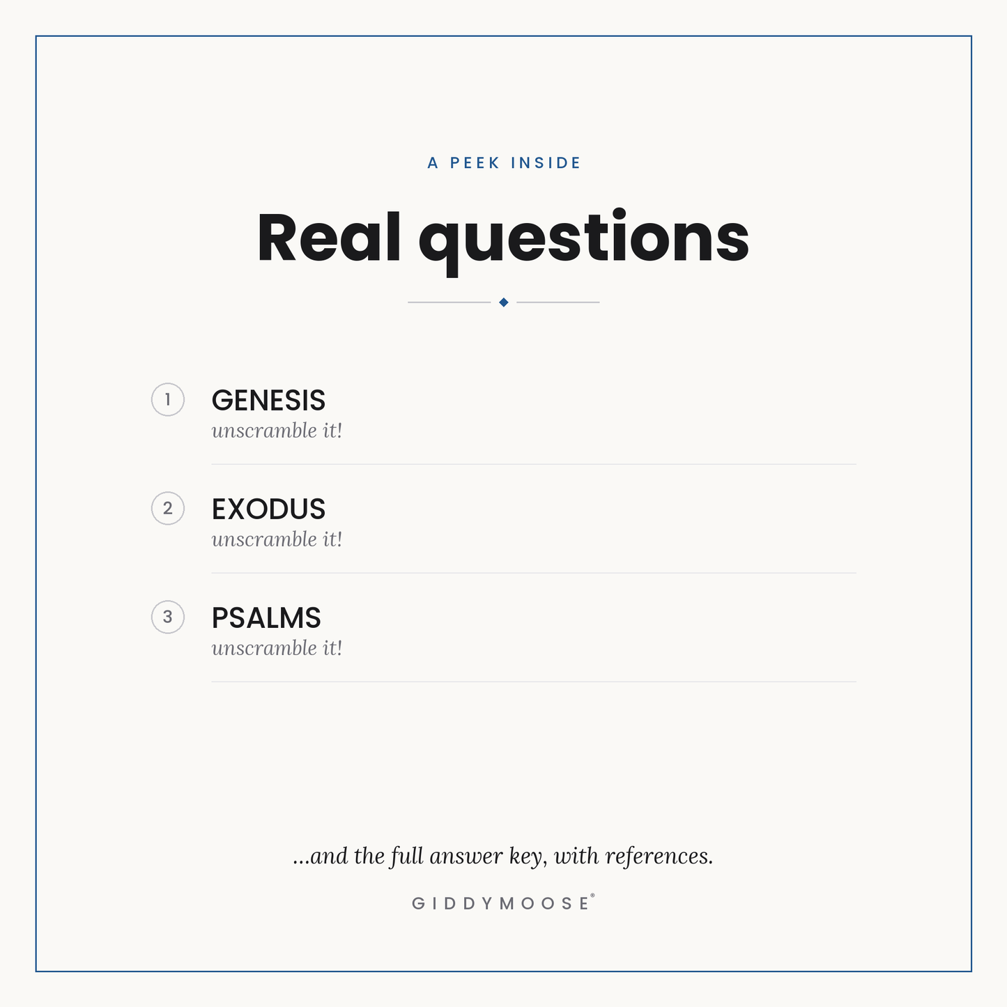 Books of the Bible Word Scramble Printable — image 3