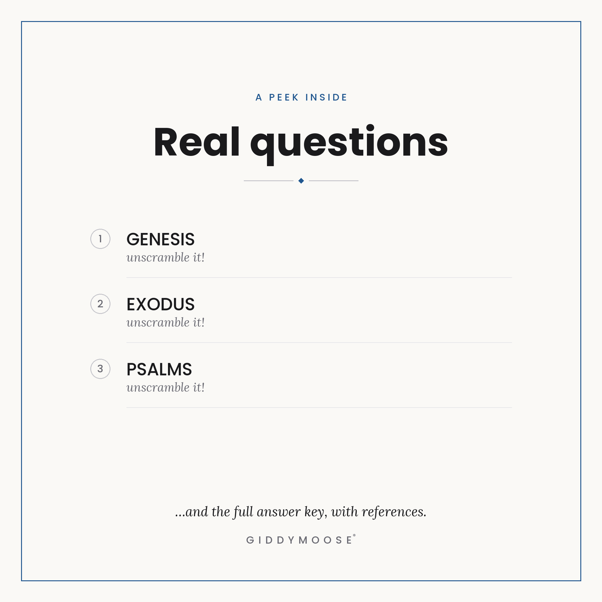 Books of the Bible Word Scramble Printable — image 3