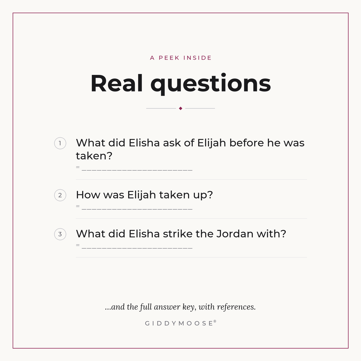 Elisha Bible Trivia Printable — image 3