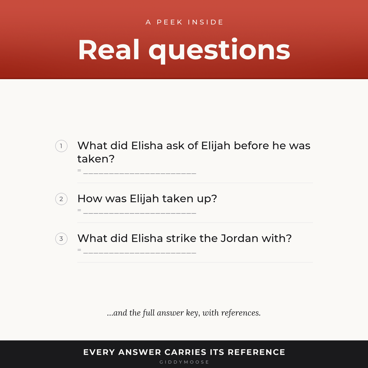 Elisha Bible Trivia Printable — image 3