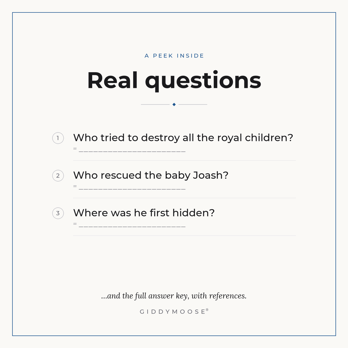 Joash Bible Trivia Printable — image 3