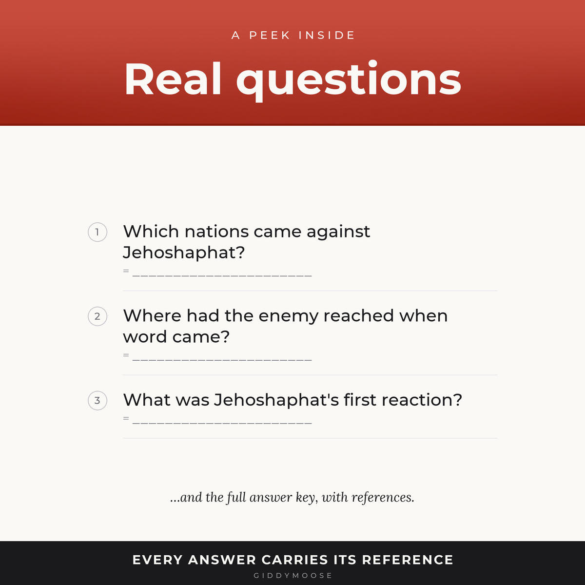Jehoshaphat Bible Trivia Printable — image 3
