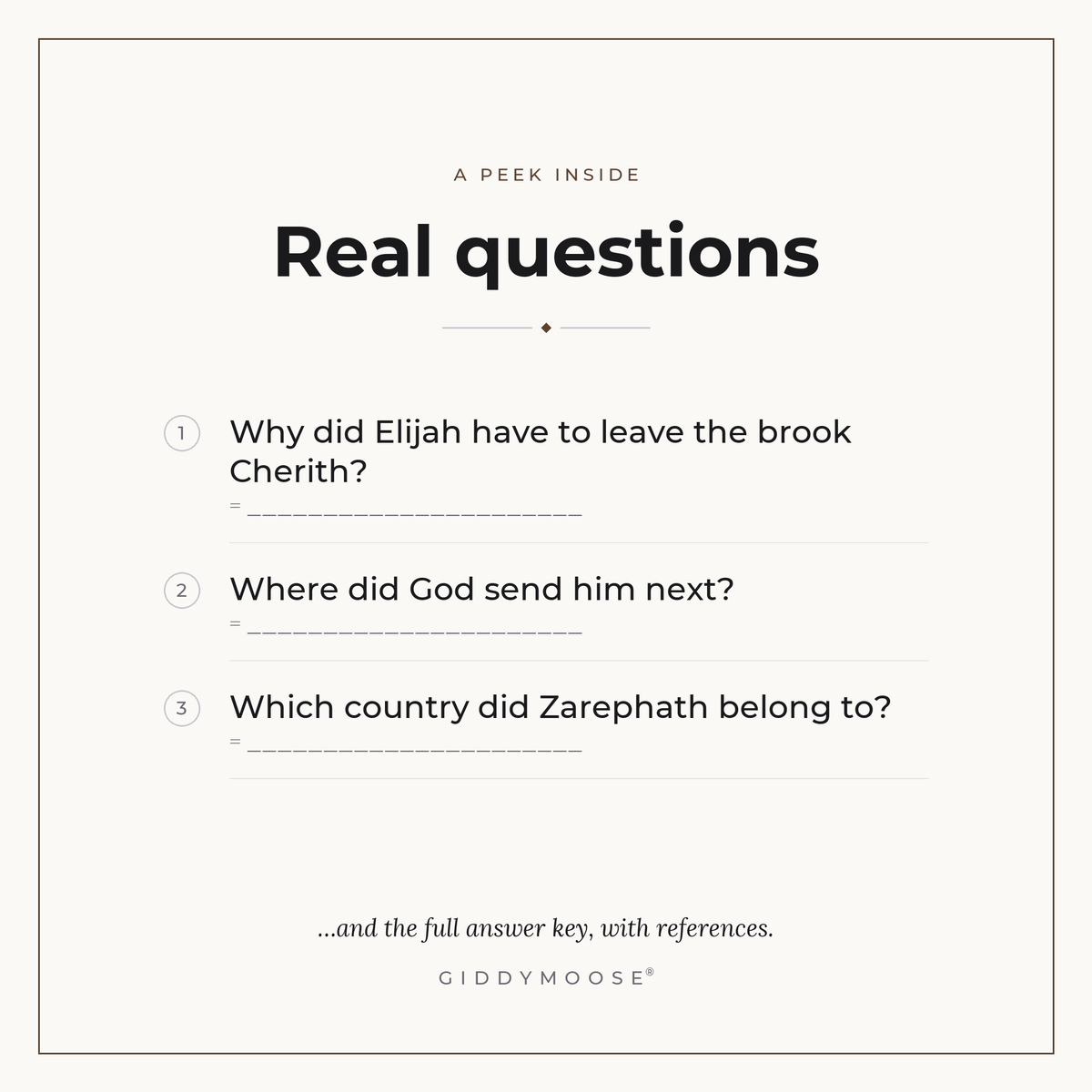 Widow of Zarephath Bible Trivia Printable — image 3