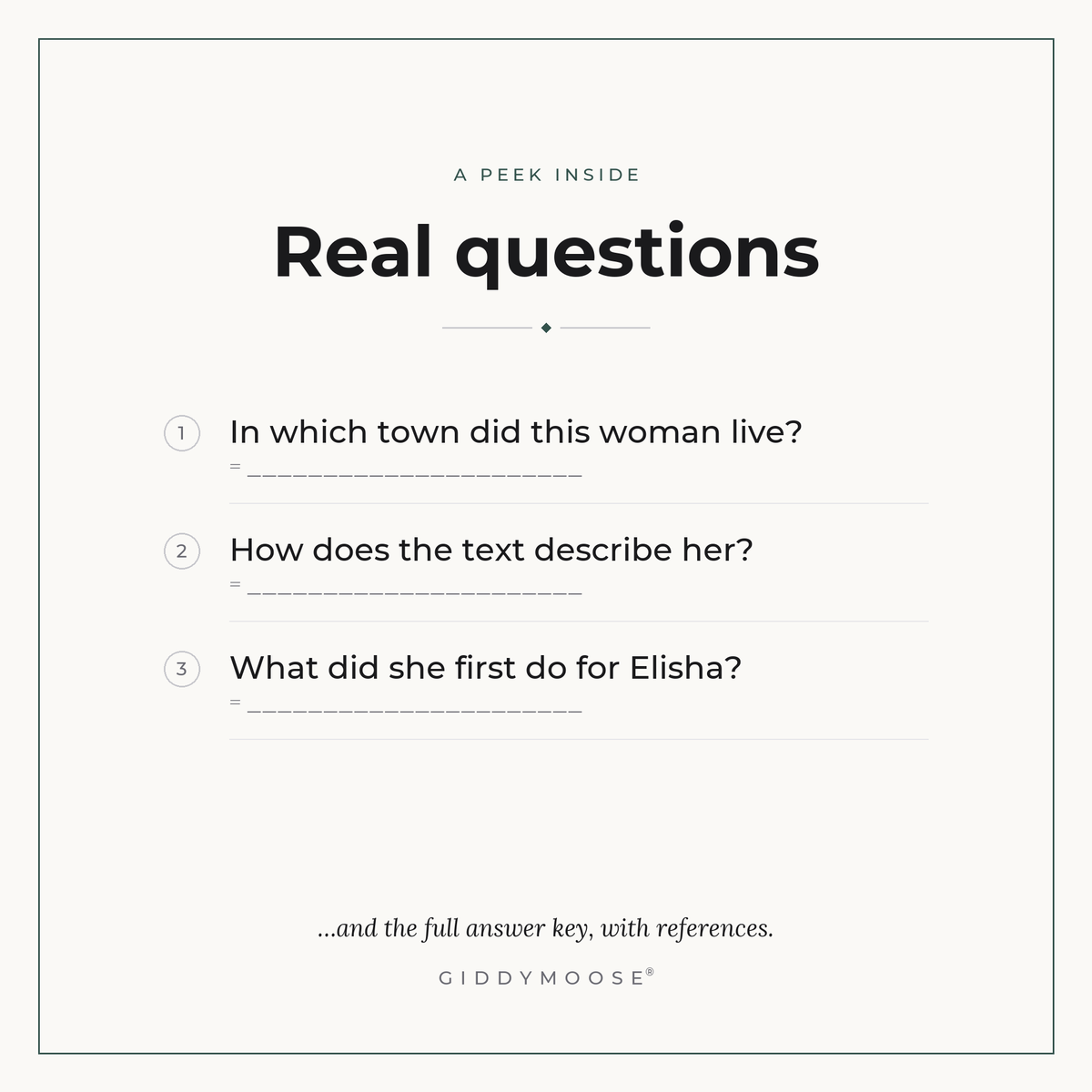 Shunammite Woman Bible Trivia Printable — image 3