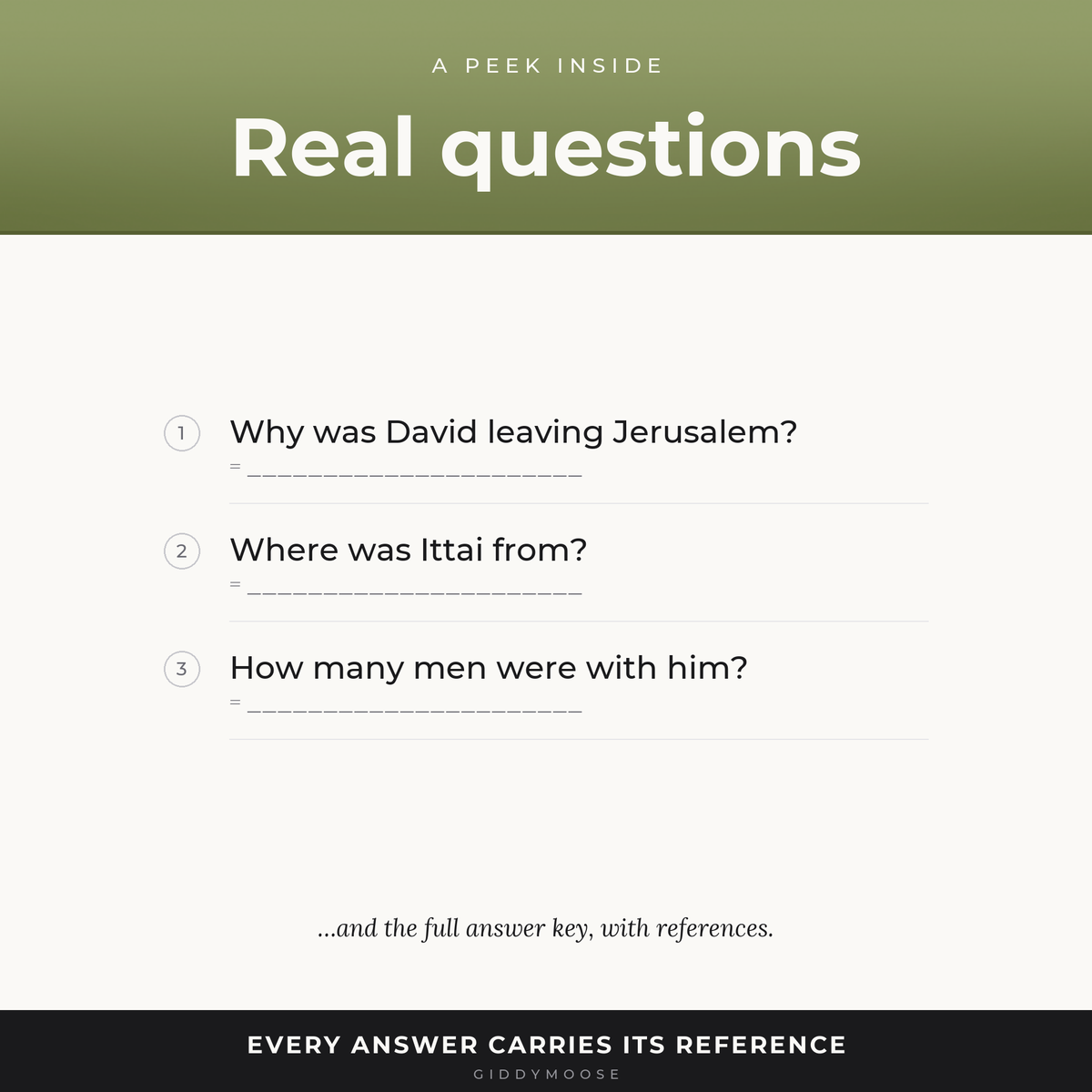 Barzillai and Ittai Bible Trivia Printable — image 3