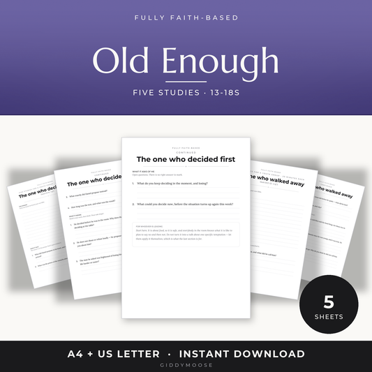 Youth Group Bible Study Printable