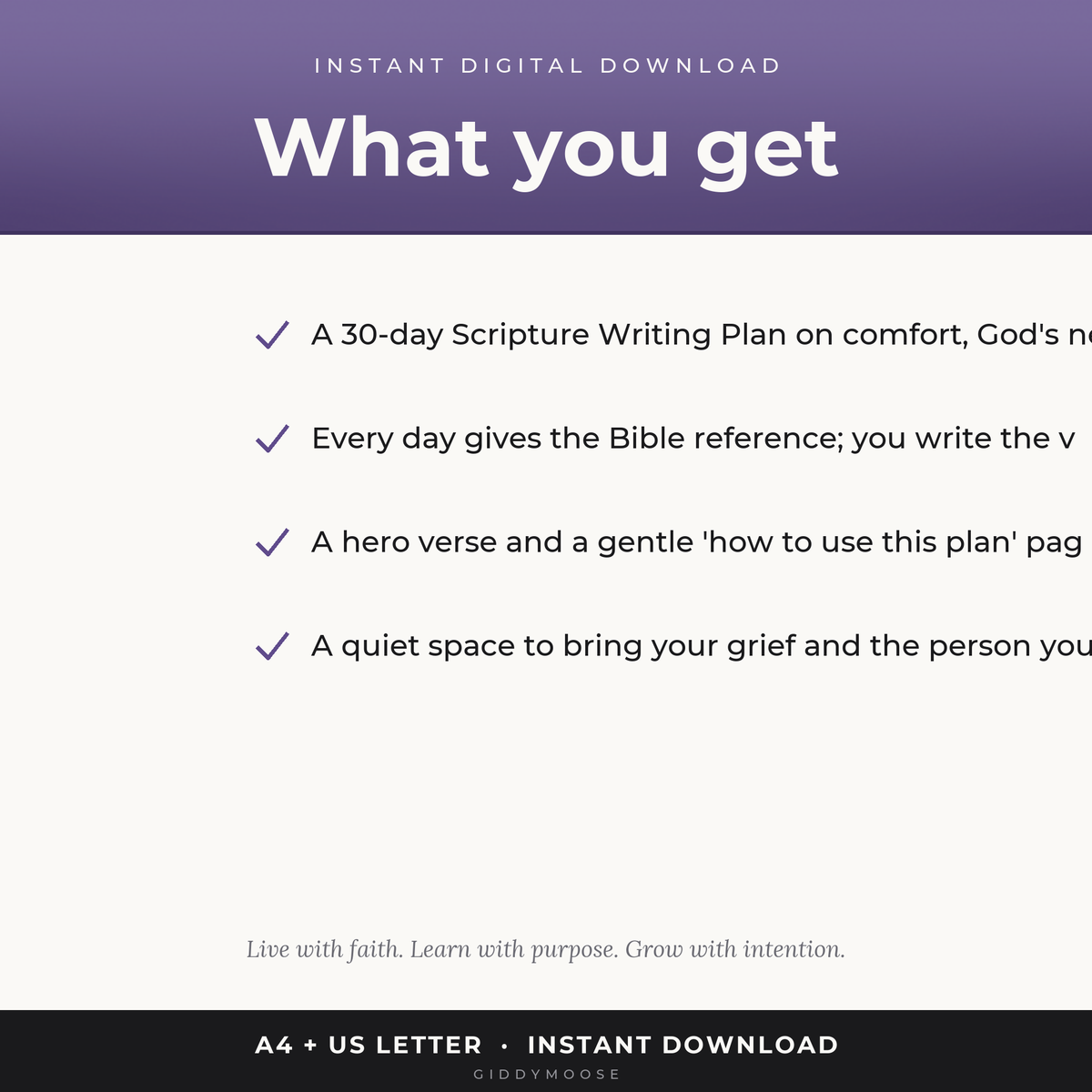 Scripture Writing Plan for Grief — image 2