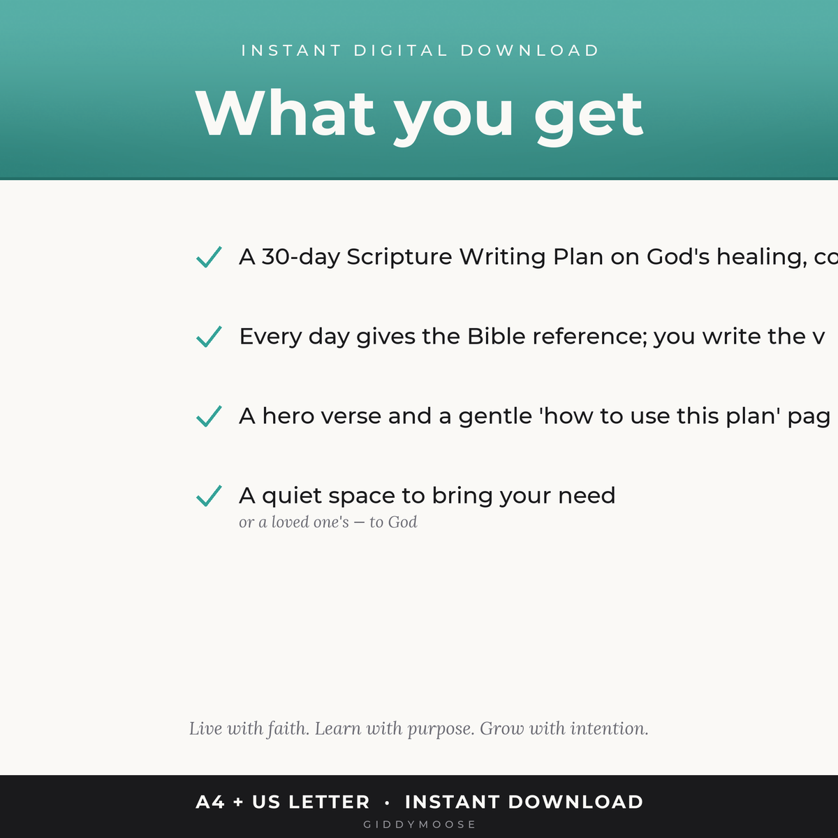 Scripture Writing Plan for Healing — image 2