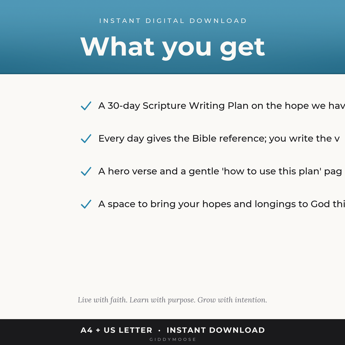 Scripture Writing Plan for Hope — image 2