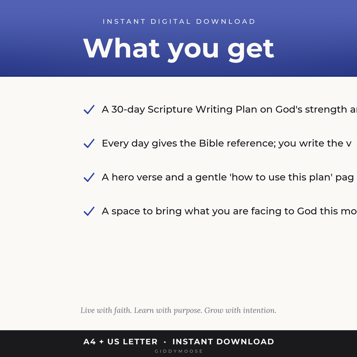Scripture Writing Plan for Strength and Courage — image 2