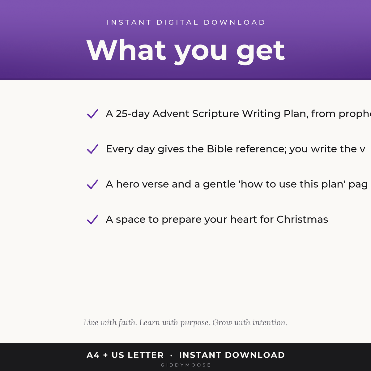 Advent Scripture Writing Plan — image 2
