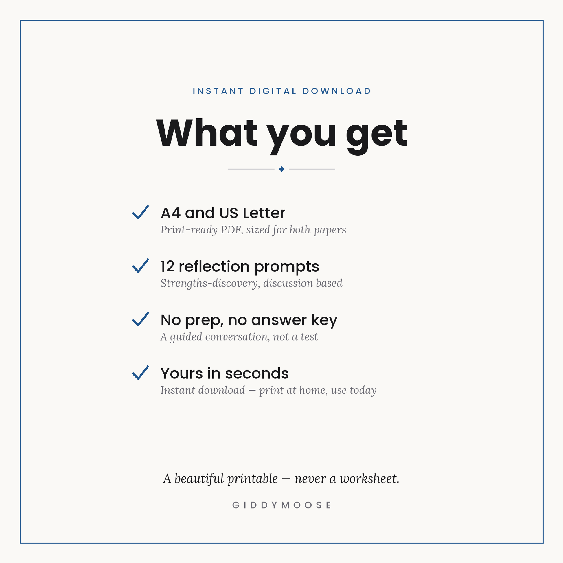 Team Building Strengths Discovery Printable — image 2