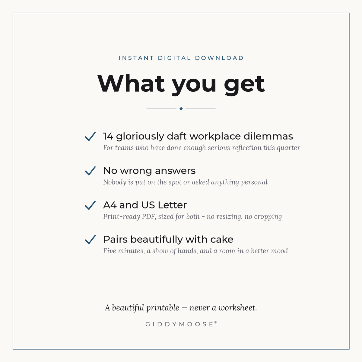 Office Chaos Would You Rather Printable — image 2
