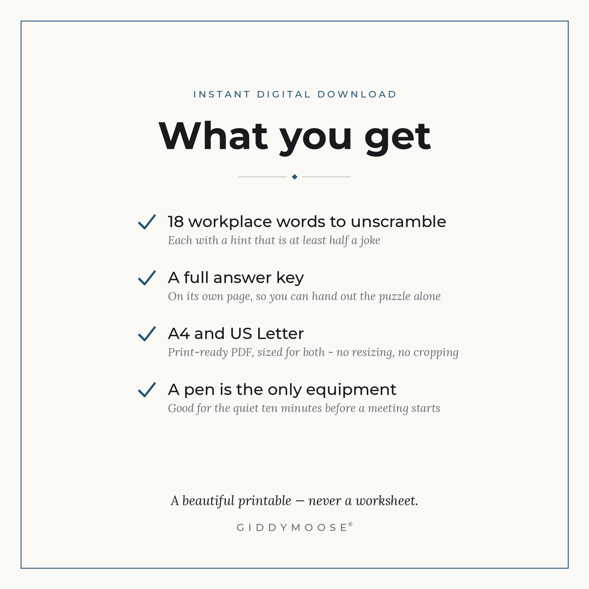 Office Jargon Word Scramble Printable — image 2