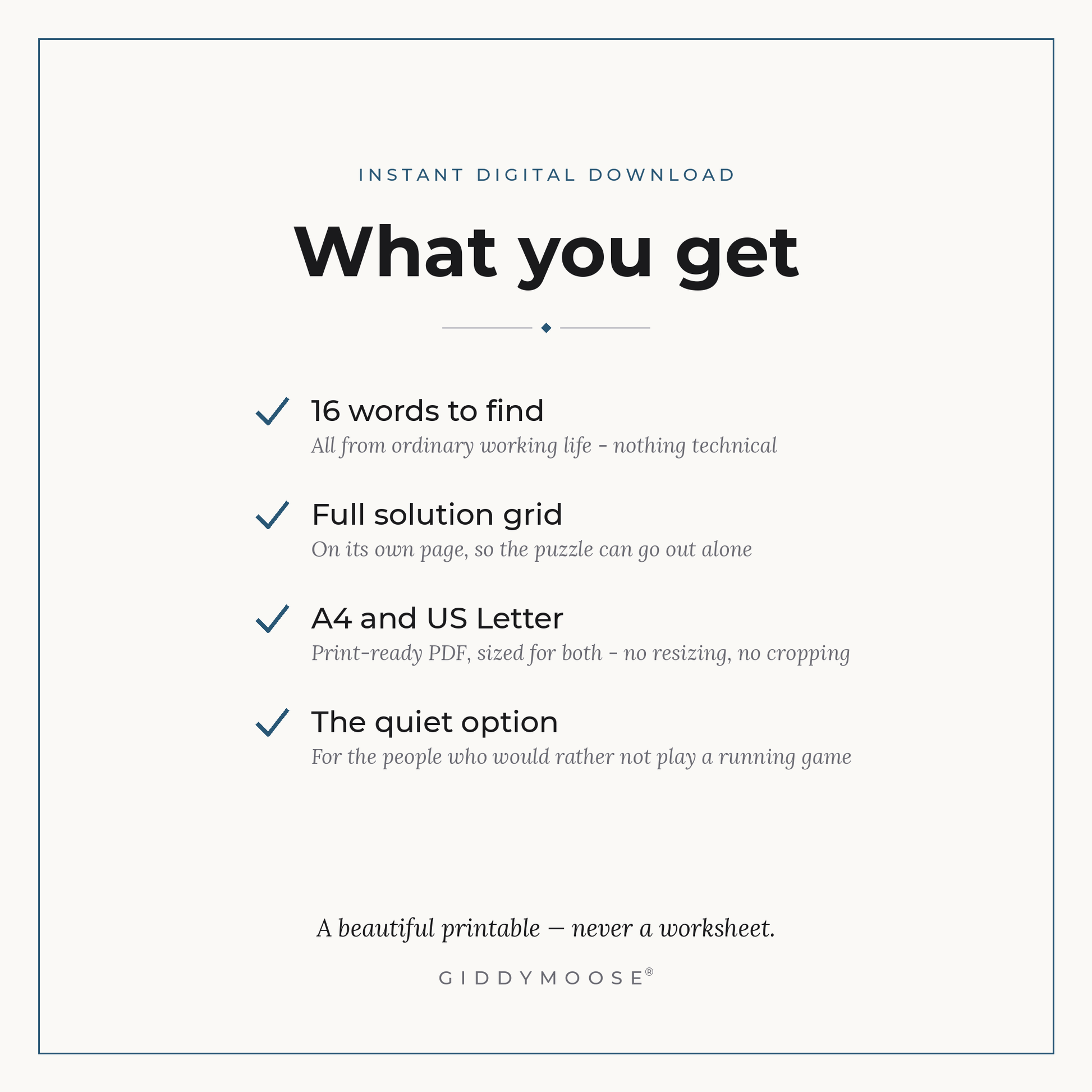 Workplace Word Search Printable — image 2
