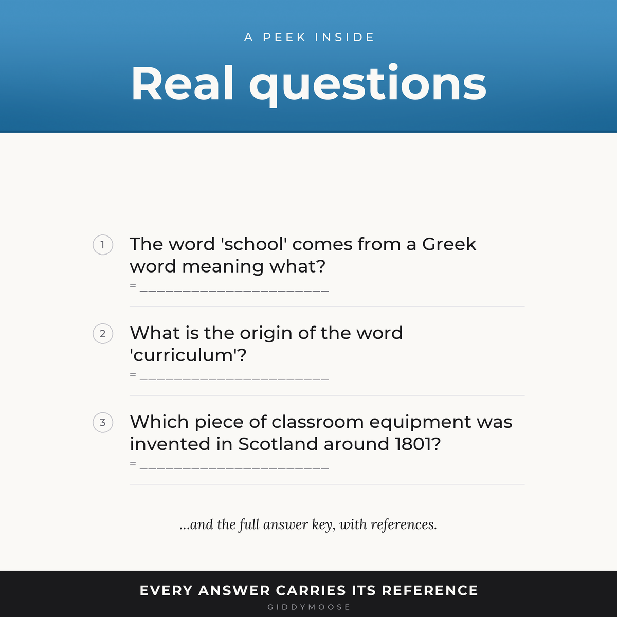Staff Room Trivia Printable — image 3
