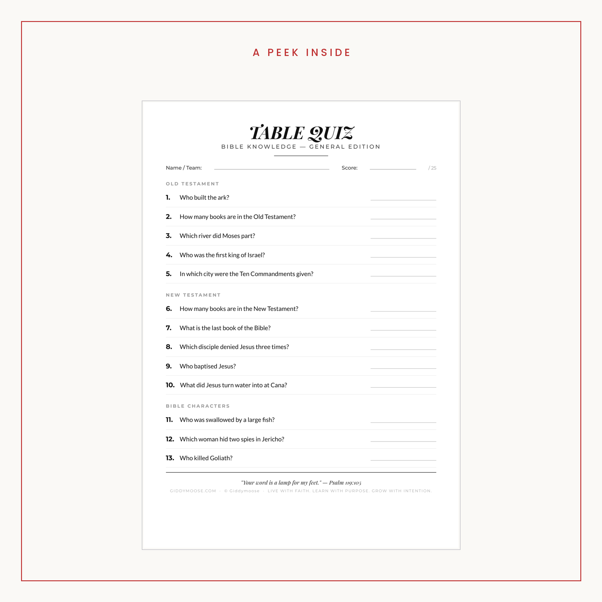 Bible Table Quiz Printable — image 3