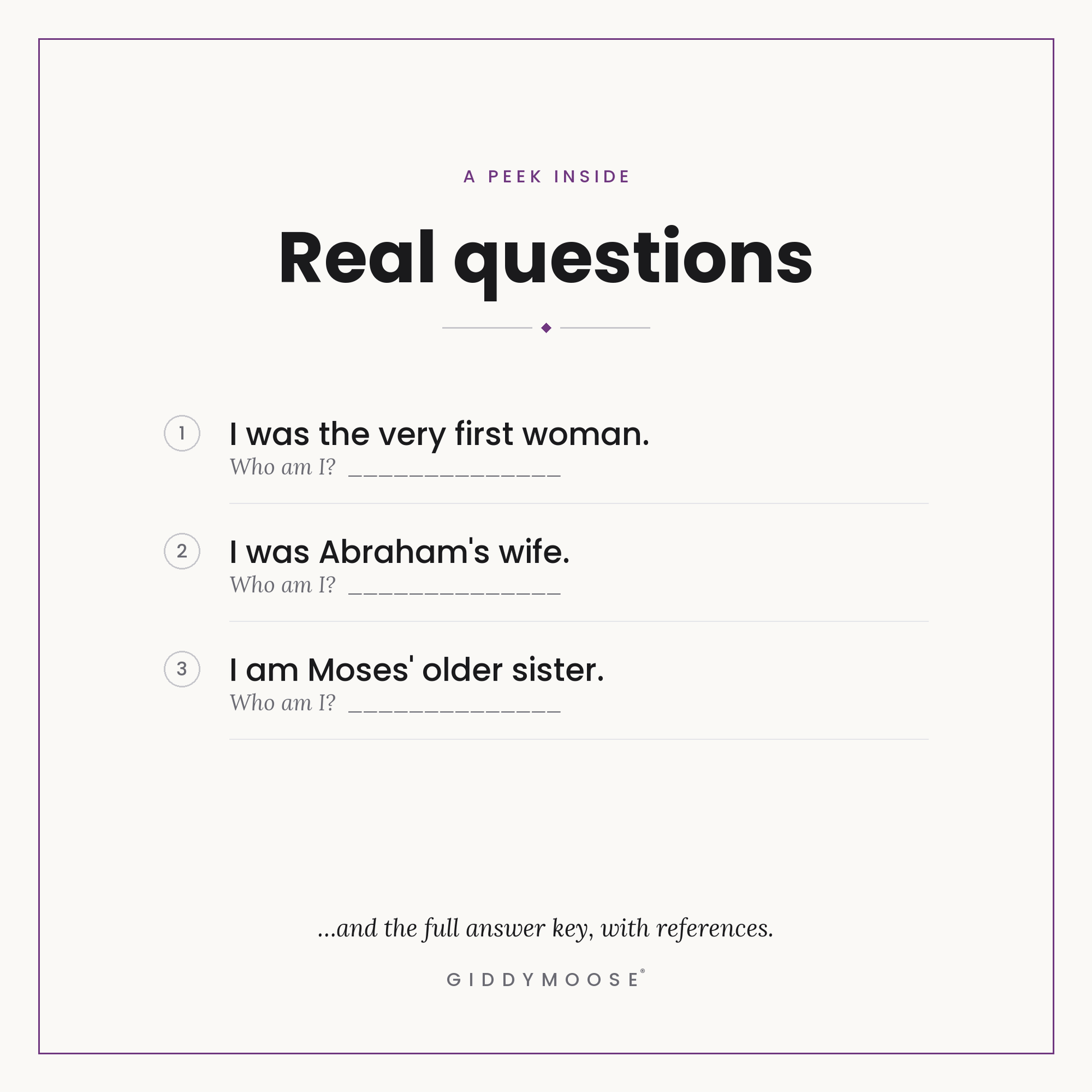 Who Am I Women of the Bible Game Printable — image 3