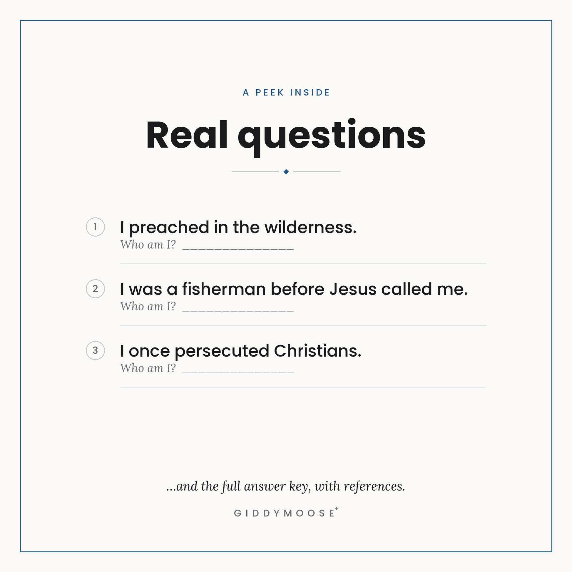 Who Am I New Testament Bible Game Printable — image 3