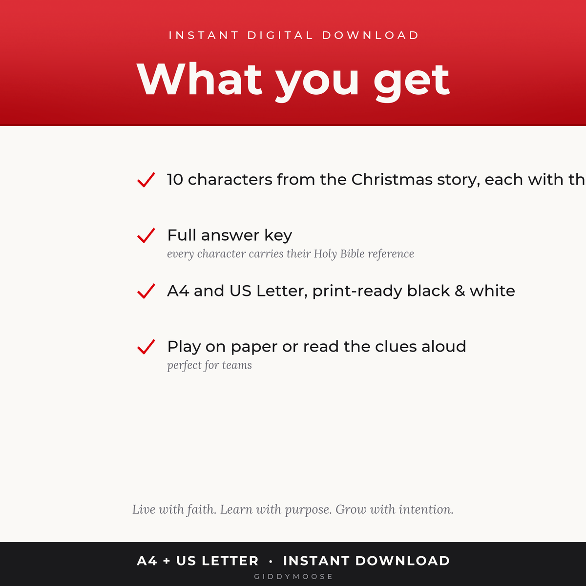 Who Am I Christmas Story Bible Game Printable — image 2