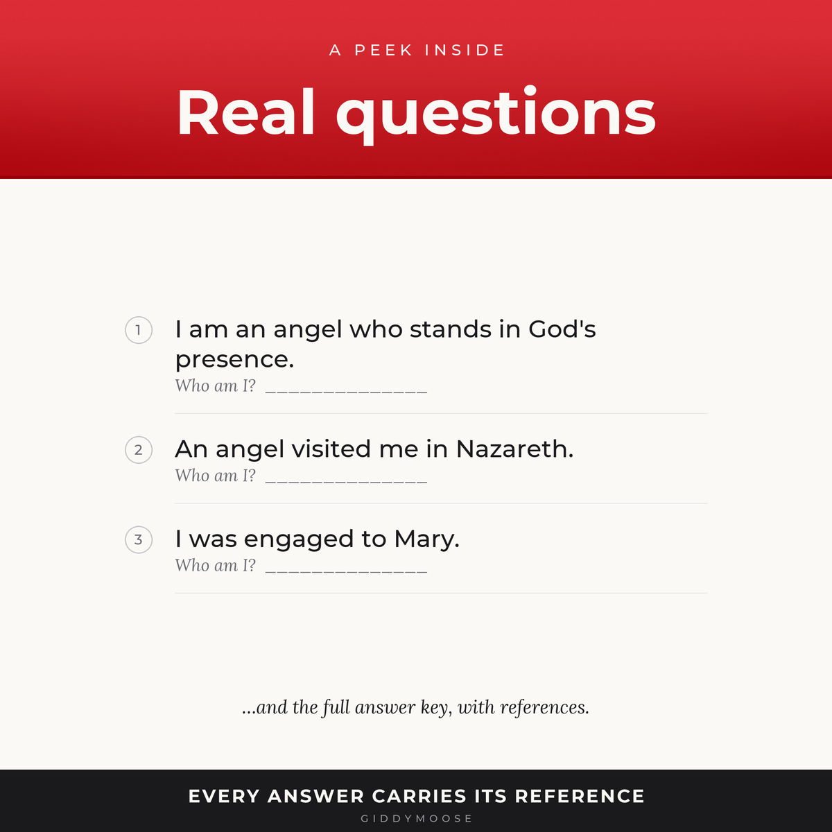 Who Am I Christmas Story Bible Game Printable — image 3