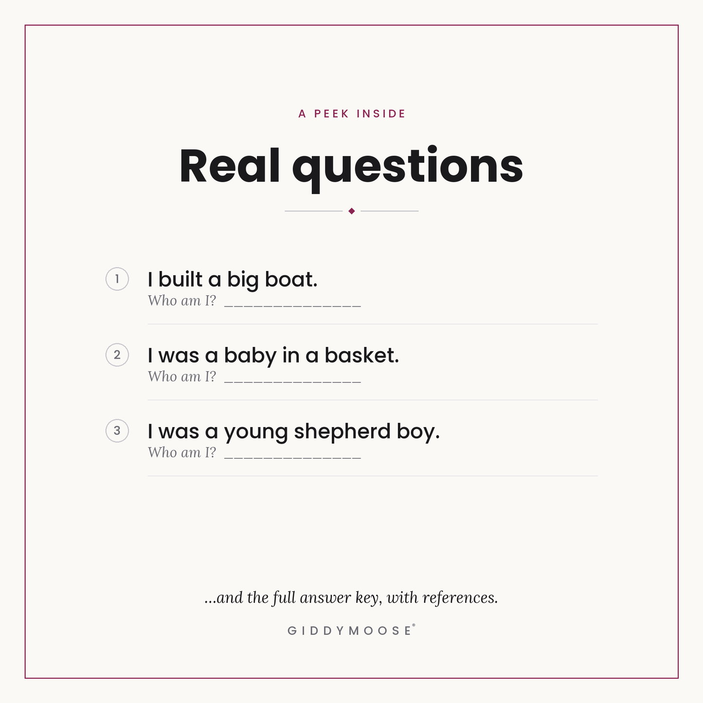 Who Am I Kids Bible Game Printable — image 3