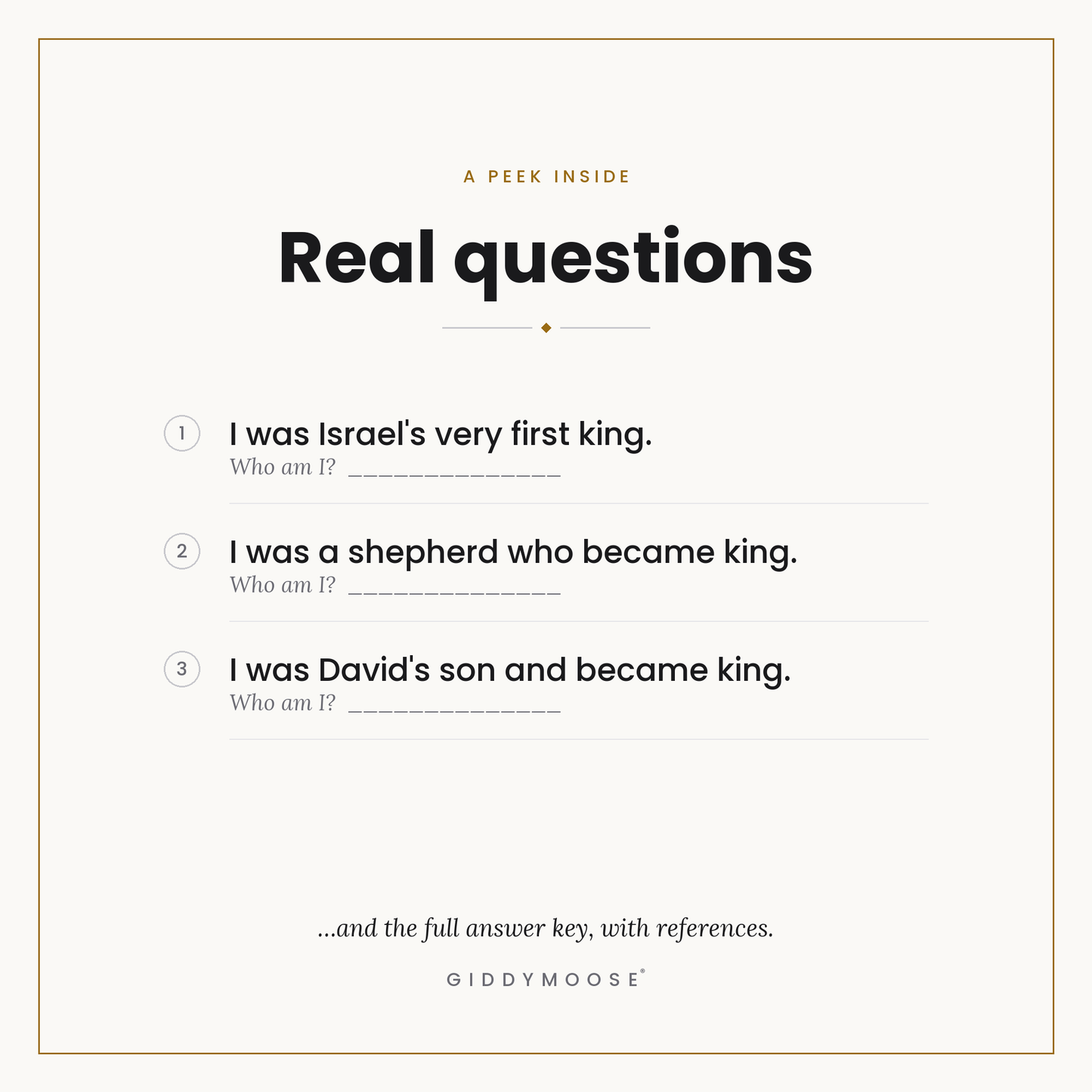 Who Am I Bible Kings and Queens Game Printable — image 3