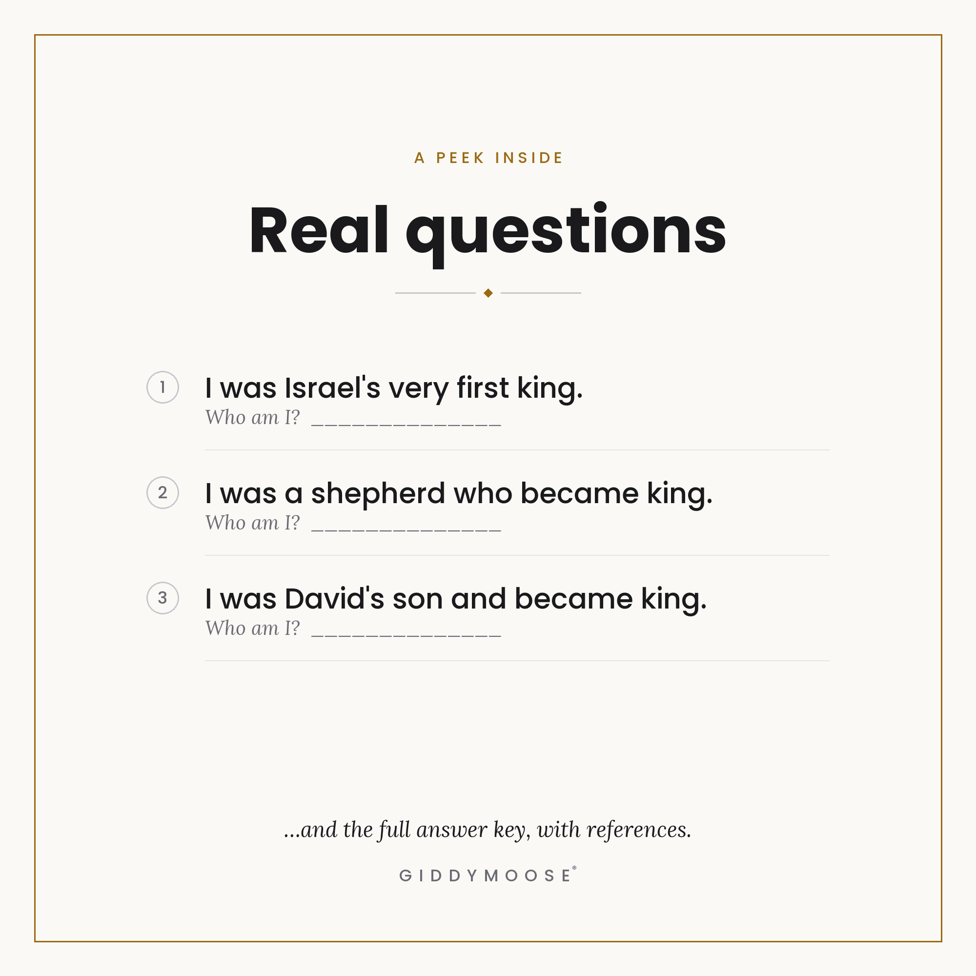 Who Am I Bible Kings and Queens Game Printable — image 3