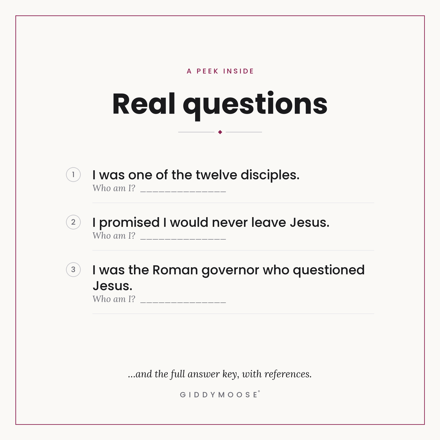 Who Am I Holy Week Game Printable — image 3