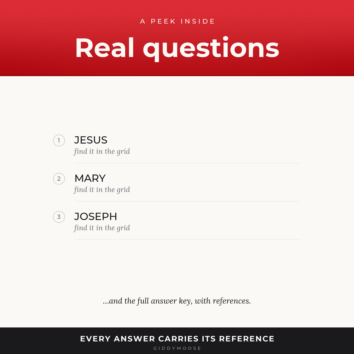 Christmas Nativity Word Search Printable — image 3