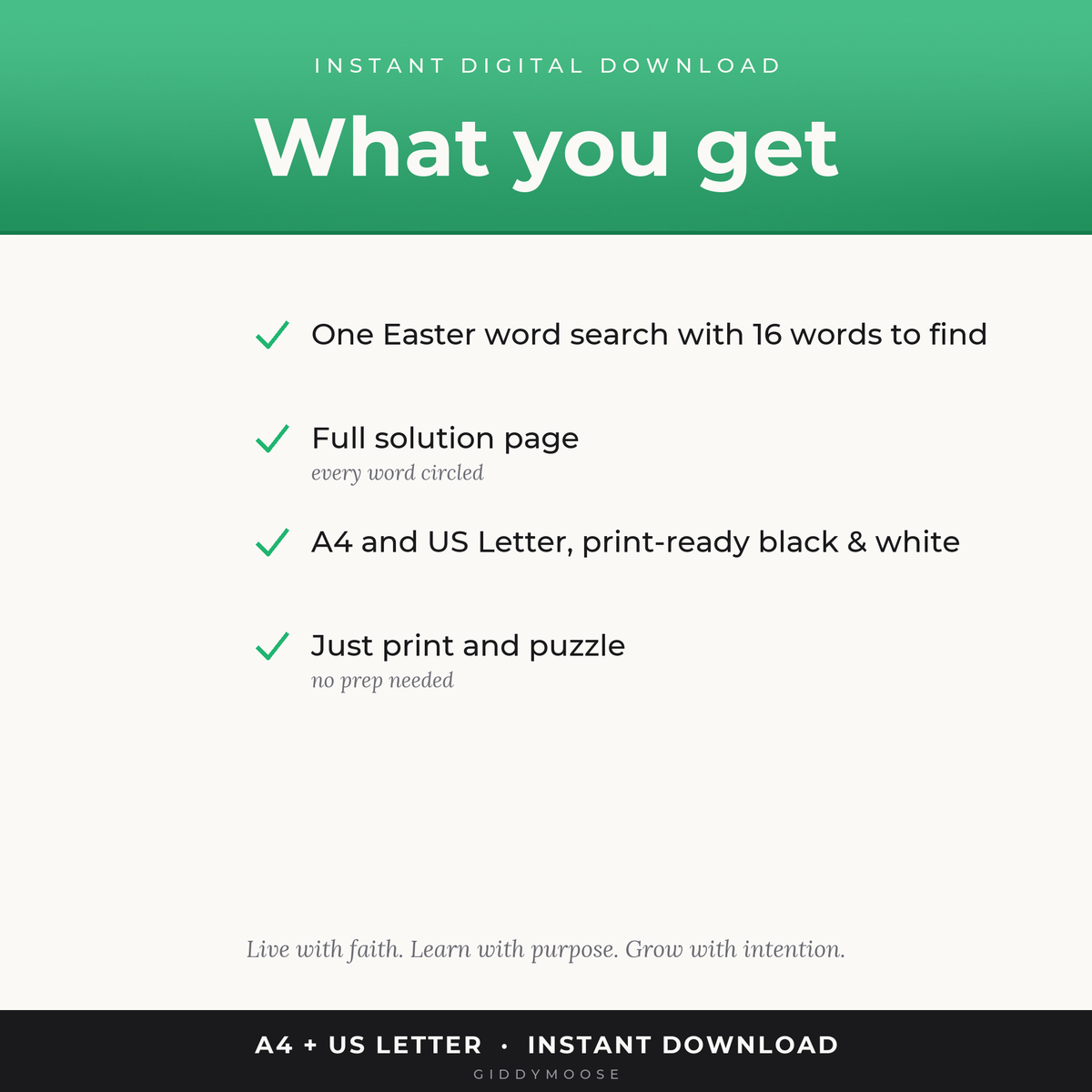 Easter Resurrection Word Search Printable — image 2
