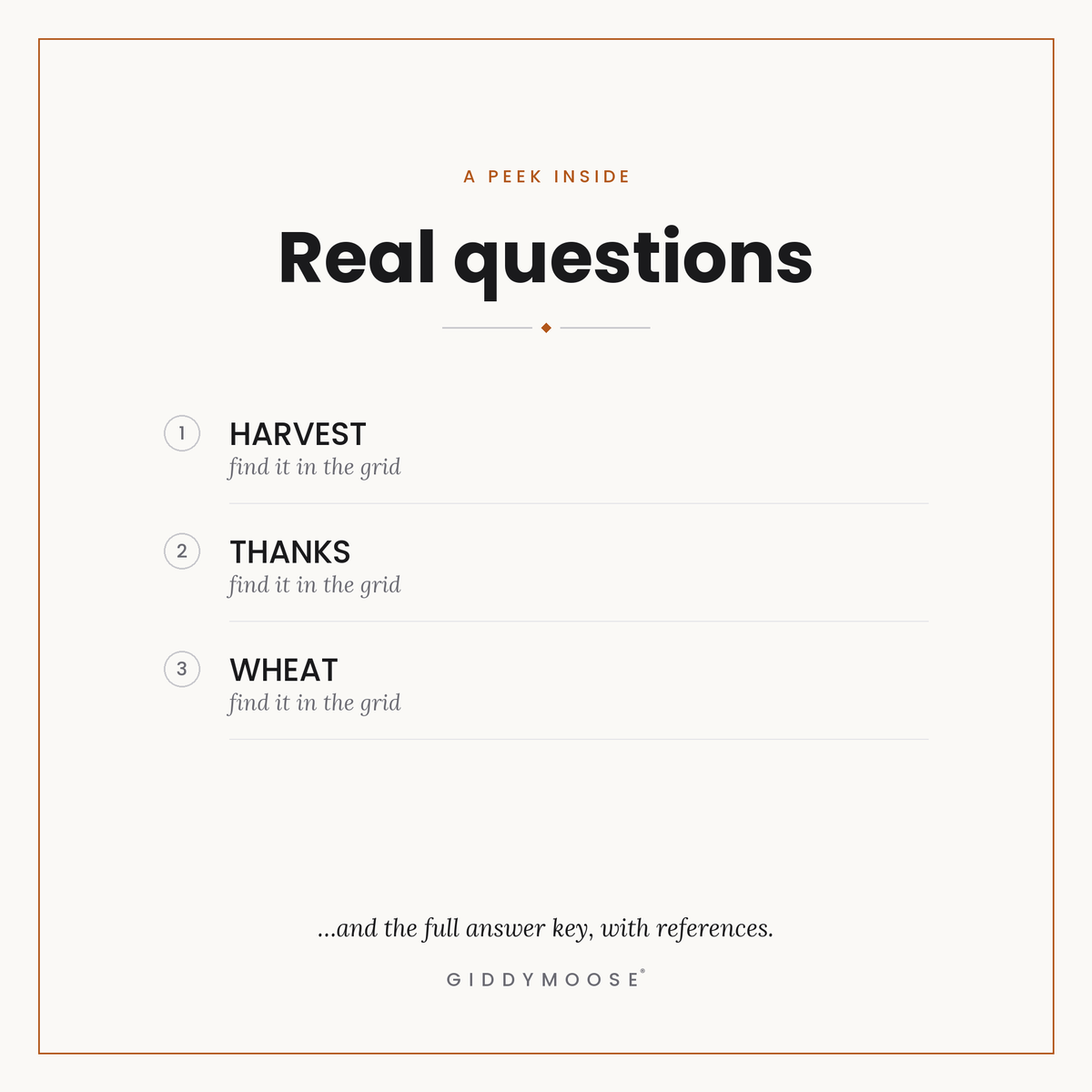 Harvest Thanksgiving Word Search Printable — image 3