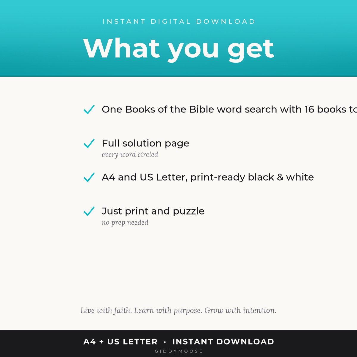 Books of the Bible Word Search Printable — image 2