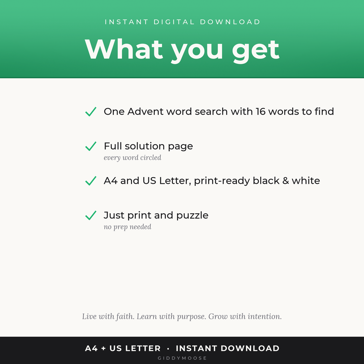 Advent Word Search Printable — image 2