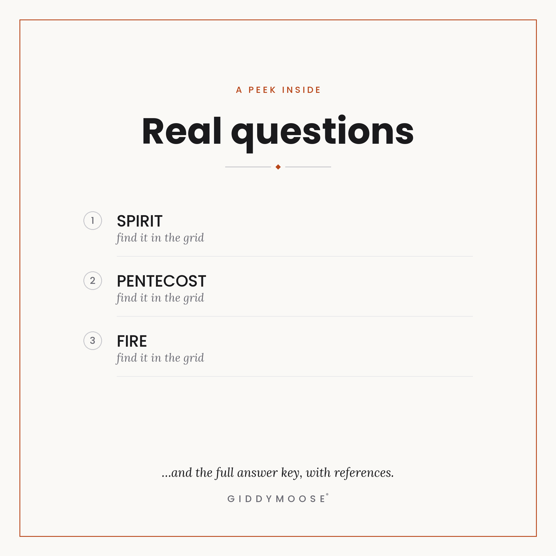Pentecost Word Search Printable — image 3