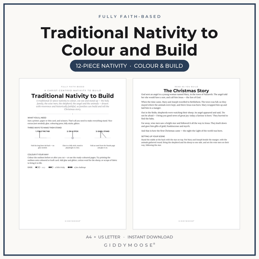 Traditional Nativity Printable
