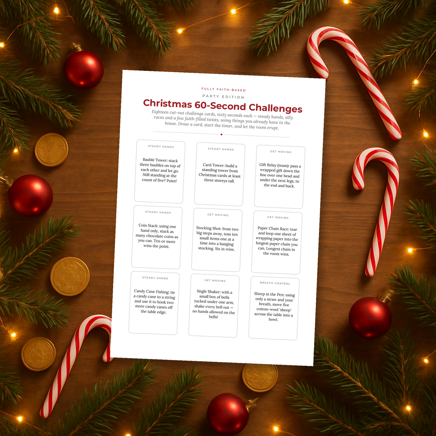 Christmas Minute Games Printable — image 5