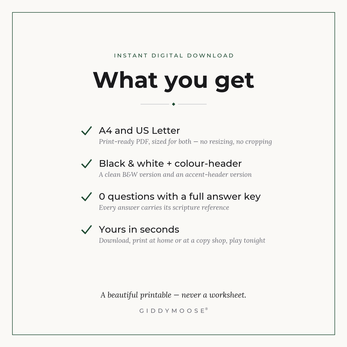 Christmas Categories Game Printable — image 2