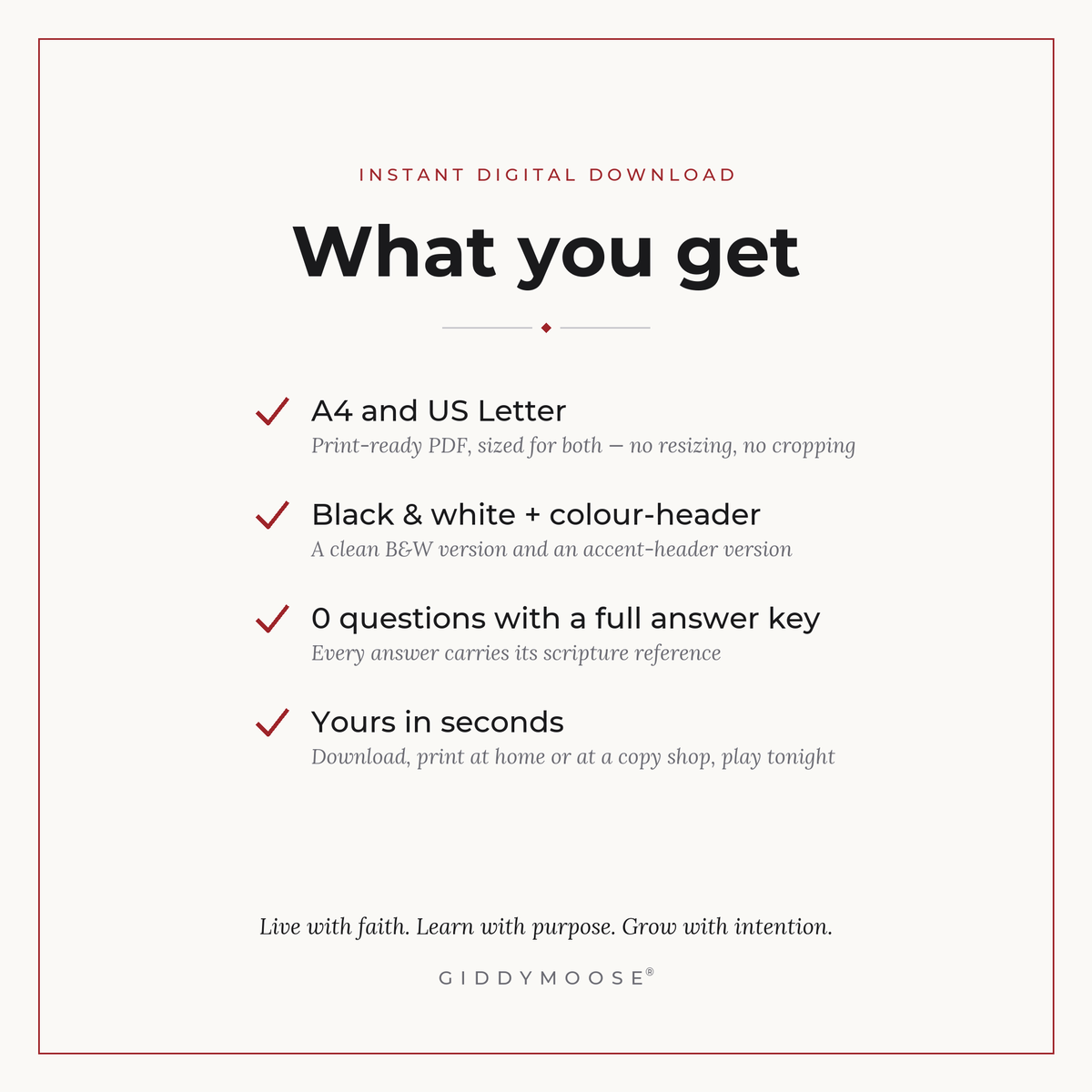 Shoebox Appeal Pack Printable — image 2