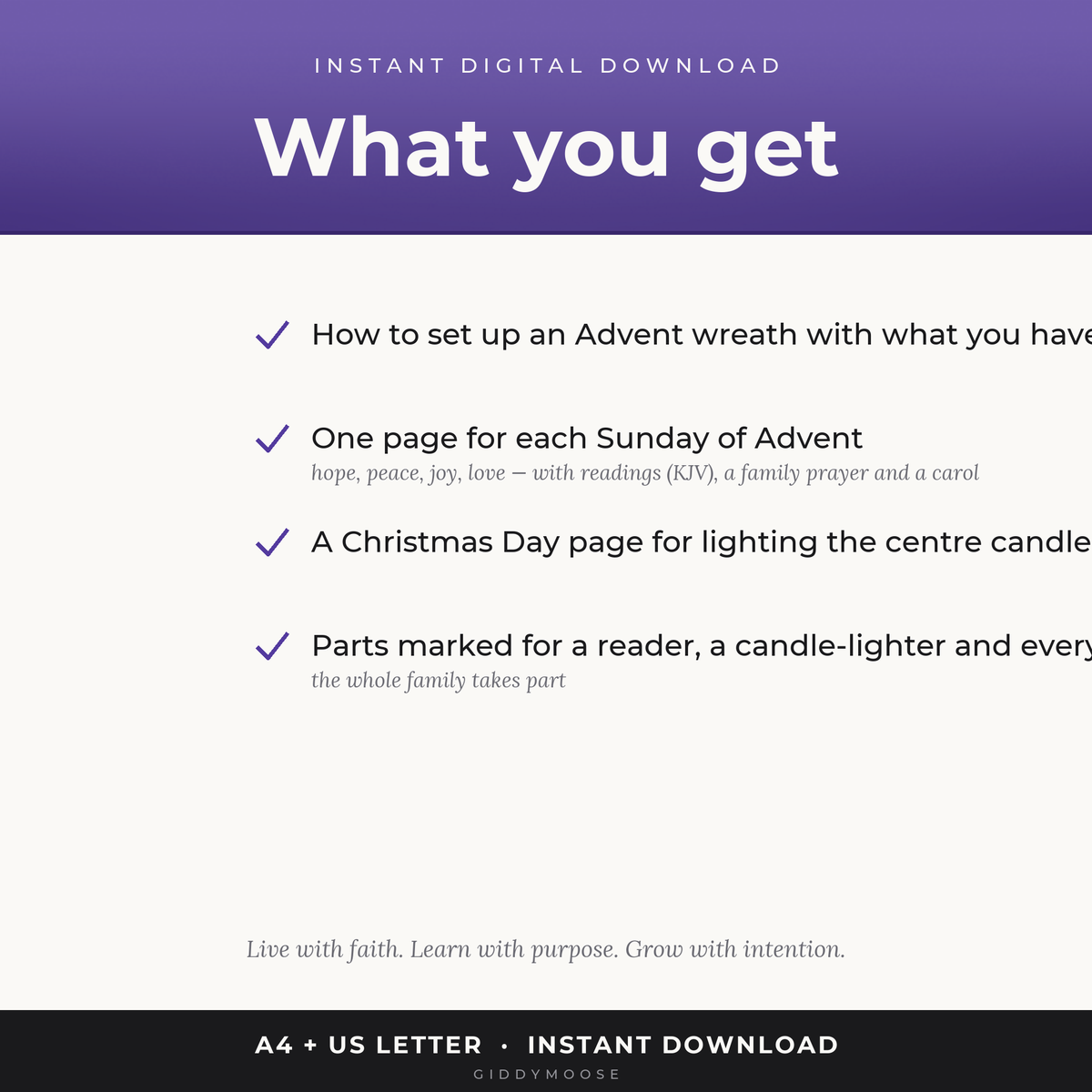Advent Wreath Liturgy Printable — image 2