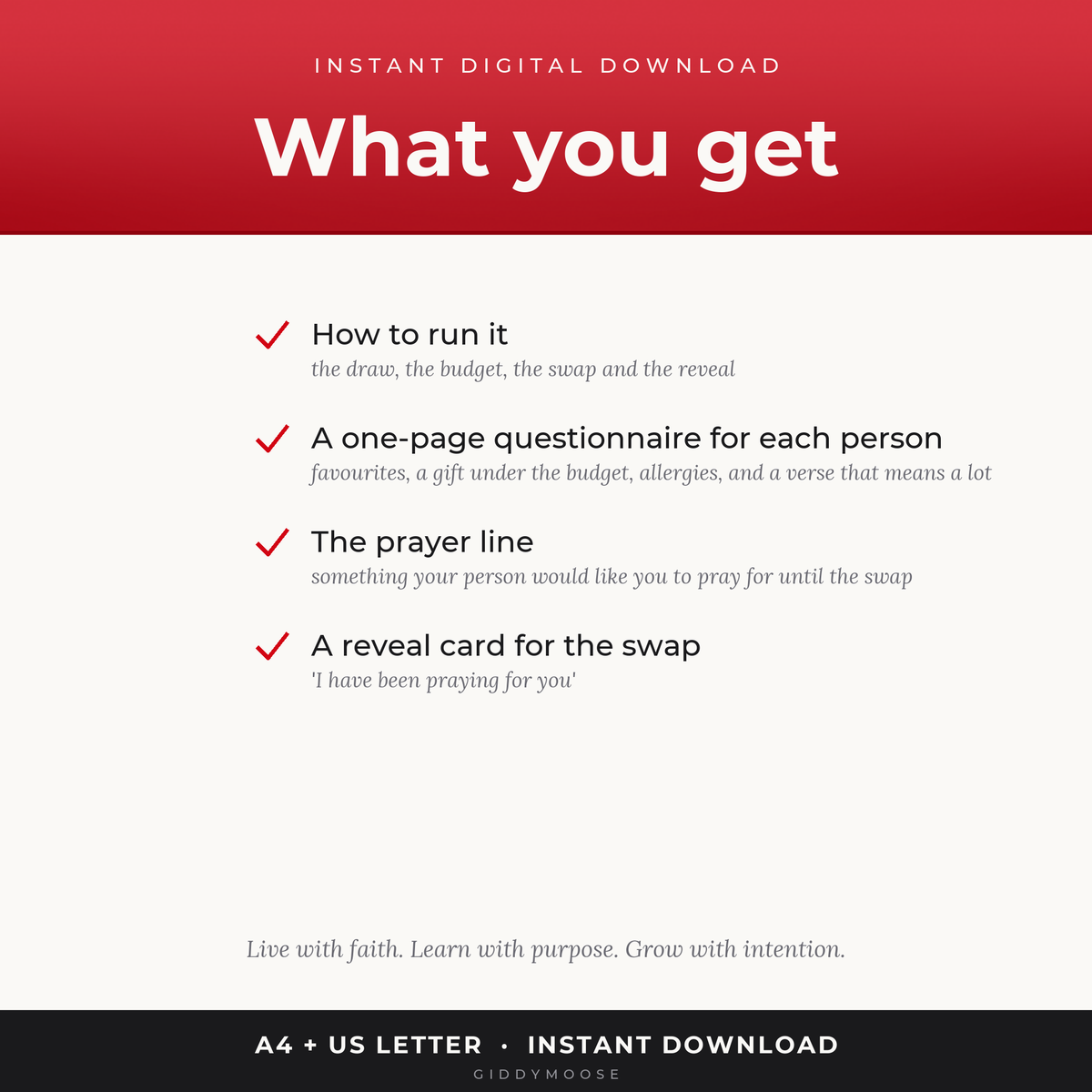 Secret Santa Questionnaire Printable for Church Small Groups — image 2